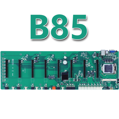 B85 scheda madre estraente grafica LGA1150 della carta 8 GPU Ethereum